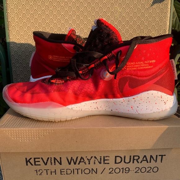 KD 12 University Red - Size 11.5 - Picture 4 of 14